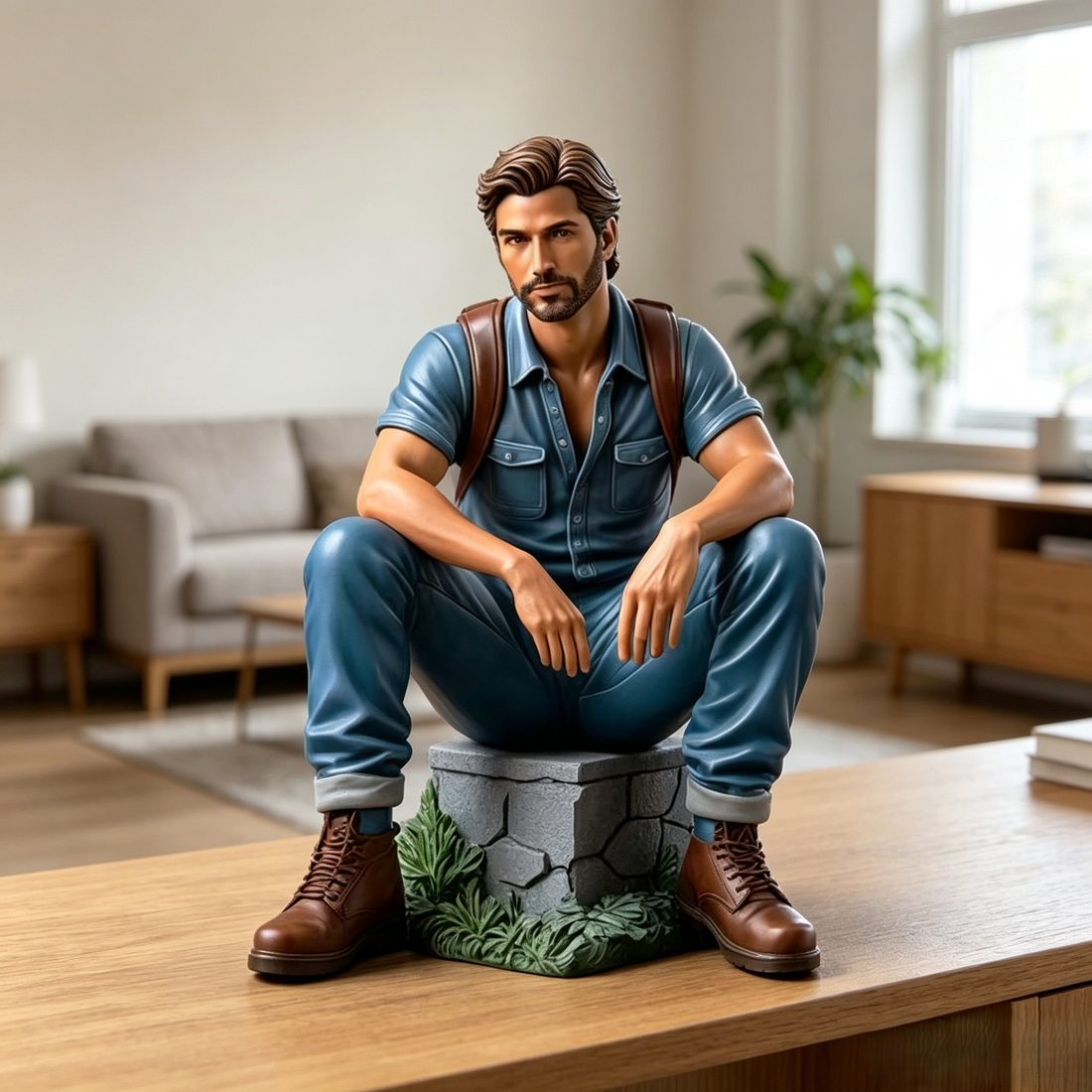 3D human figure statue