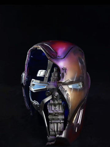 Iron Man Damaged Battle Helmet
