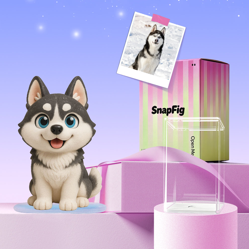 Personalized 3D Mini Figure Custom Cartoon Style Doll from Your Photo Unique Collectible Gift for Her or Him