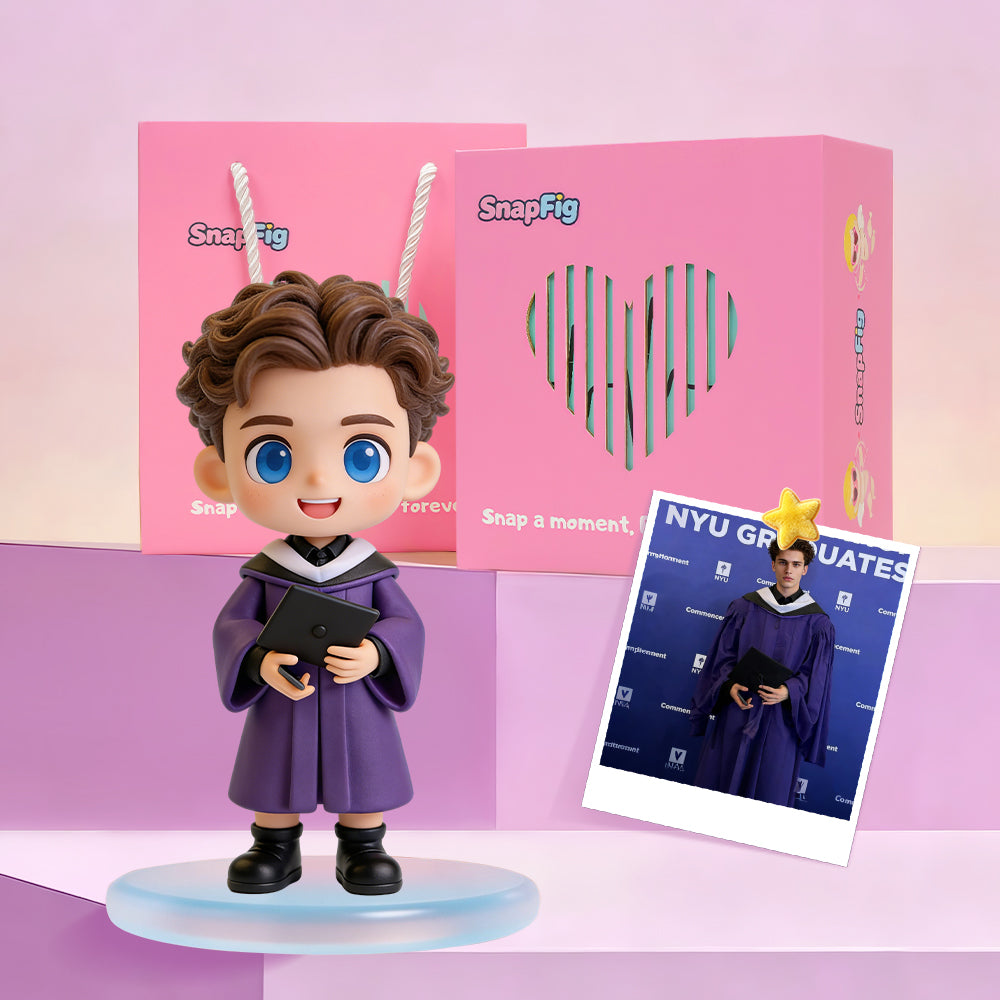 Custom 3D Grad Miniature - Perfect Gift for Class of 2026