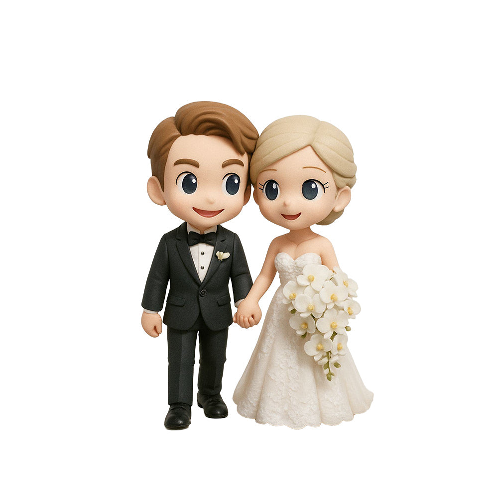 Custom Bride and Groom Sculpture - The Ultimate Wedding Day Keepsake