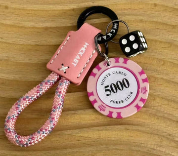 Luckystrike Weave Bag Charm - Trendy Handmade Durable Keychain