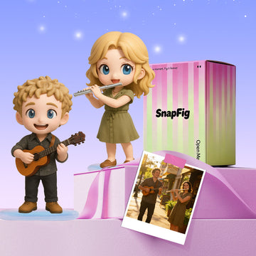 Custom 3D Figurine Keychain Gift Box - Unique Birthday Present