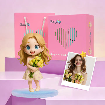 Custom 3D Figurine Gift Box: Premium Personalized Statue Set