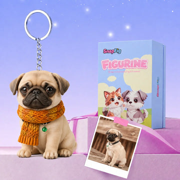 Custom 3D Pet Figure Keychain