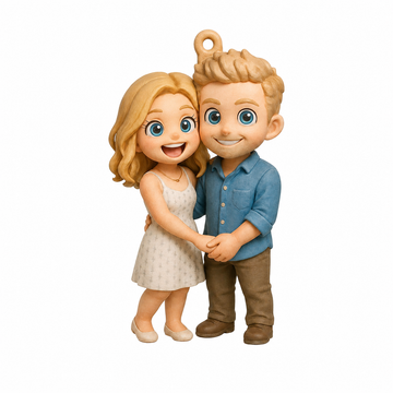 Custom Pet Keychain & Bag Charm - 3D Figure from Your Photo